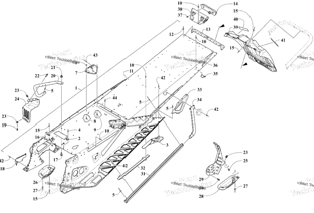 Tunnel And Snowflap Assembly