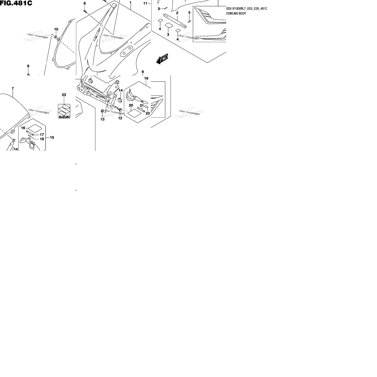 Cowling Body (Gsx-R1000rl7 E33)