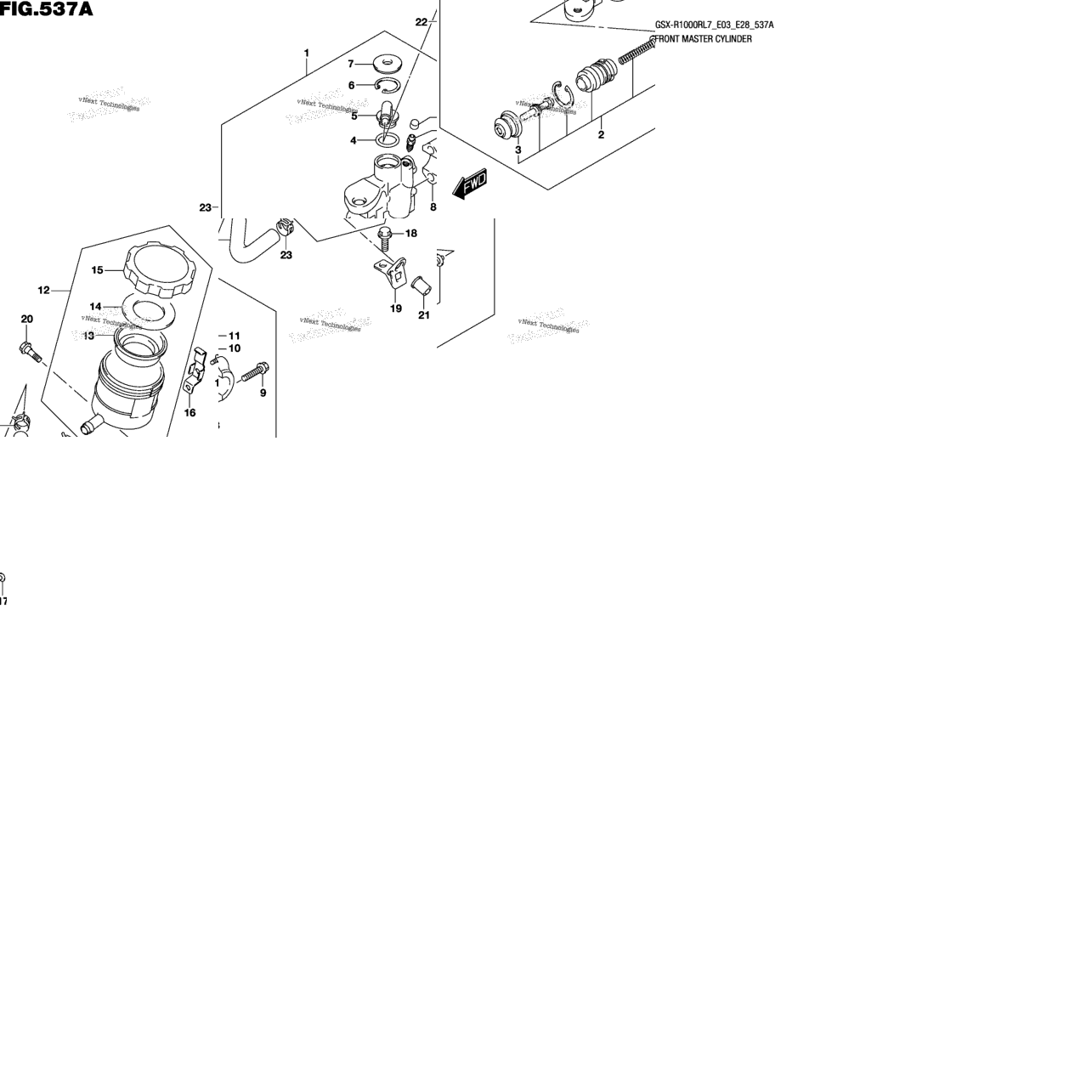Front Master Cylinder