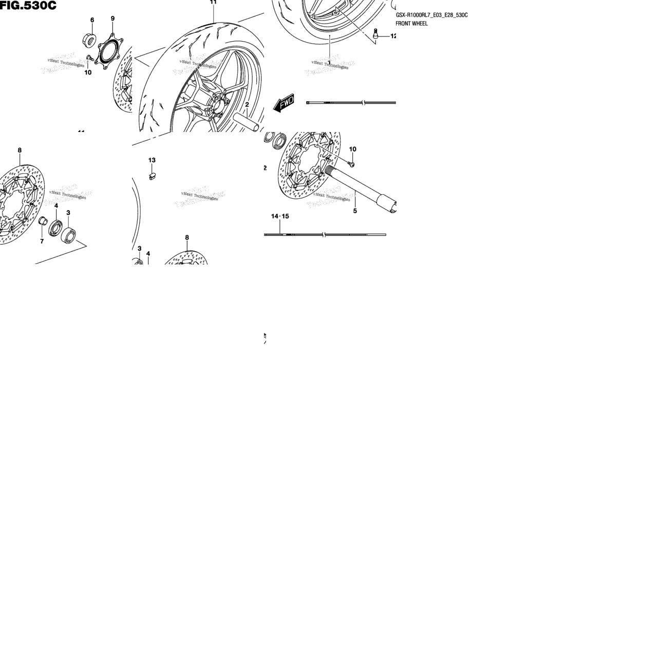 Front Wheel (Gsx-R1000rl7 E33)