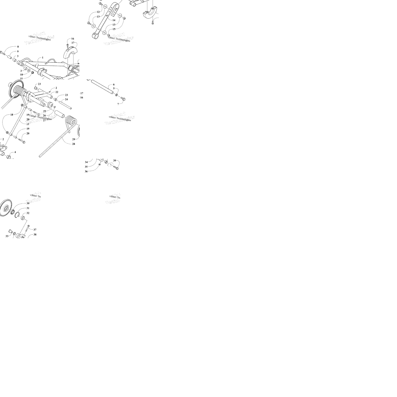 Rear Suspension Arm Assemblies