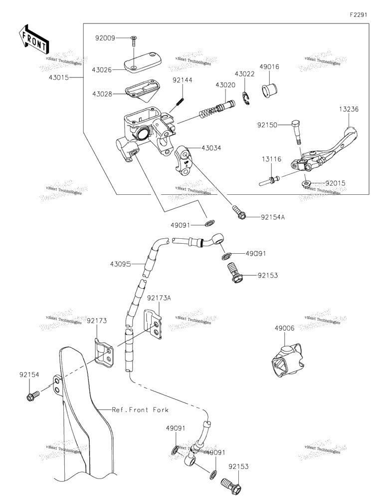 Front Master Cylinder