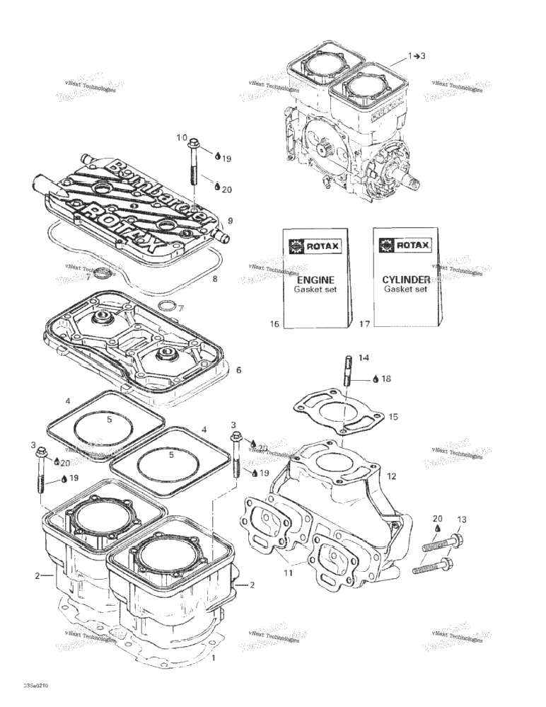 Cylinder, Exhaust Manifold