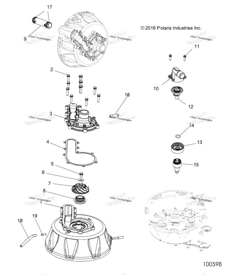 Engine, Cooling System & Water Pump