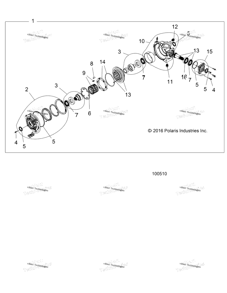 Drive Train, Front Gearcase Internals
