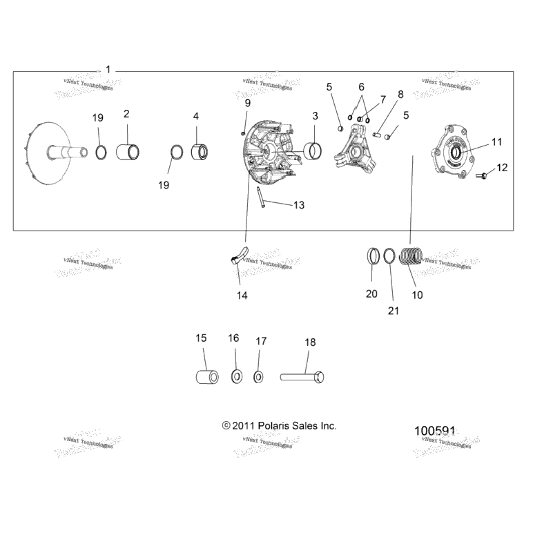 Drive Train, Primary Clutch