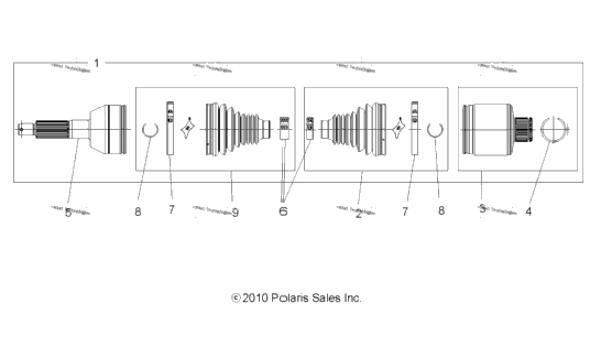 Drive Train, Rear Drive Shaft