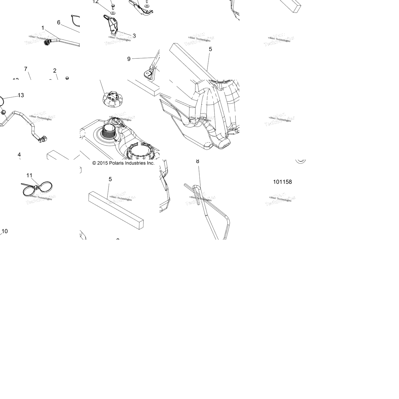 Body, Fuel Tank Asm