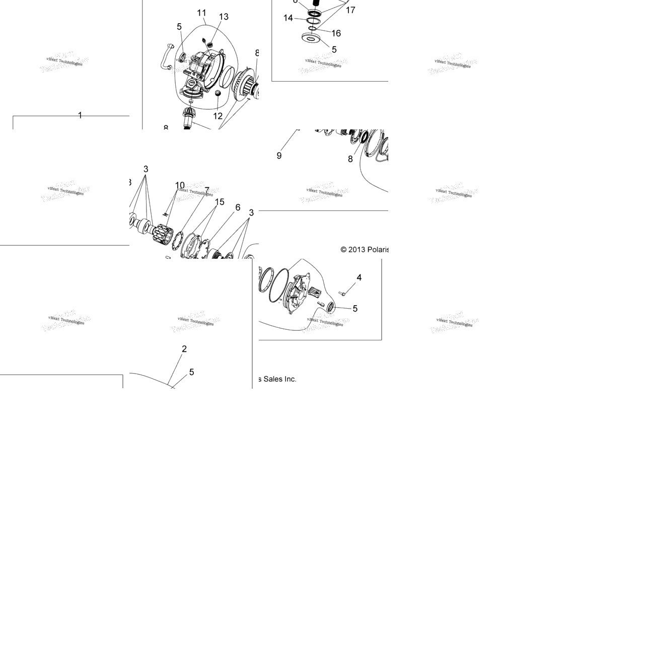 Drive Train, Front Gearcase