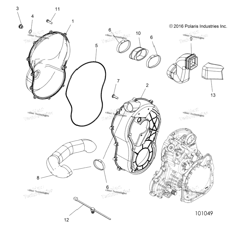 Body, Clutch Cover