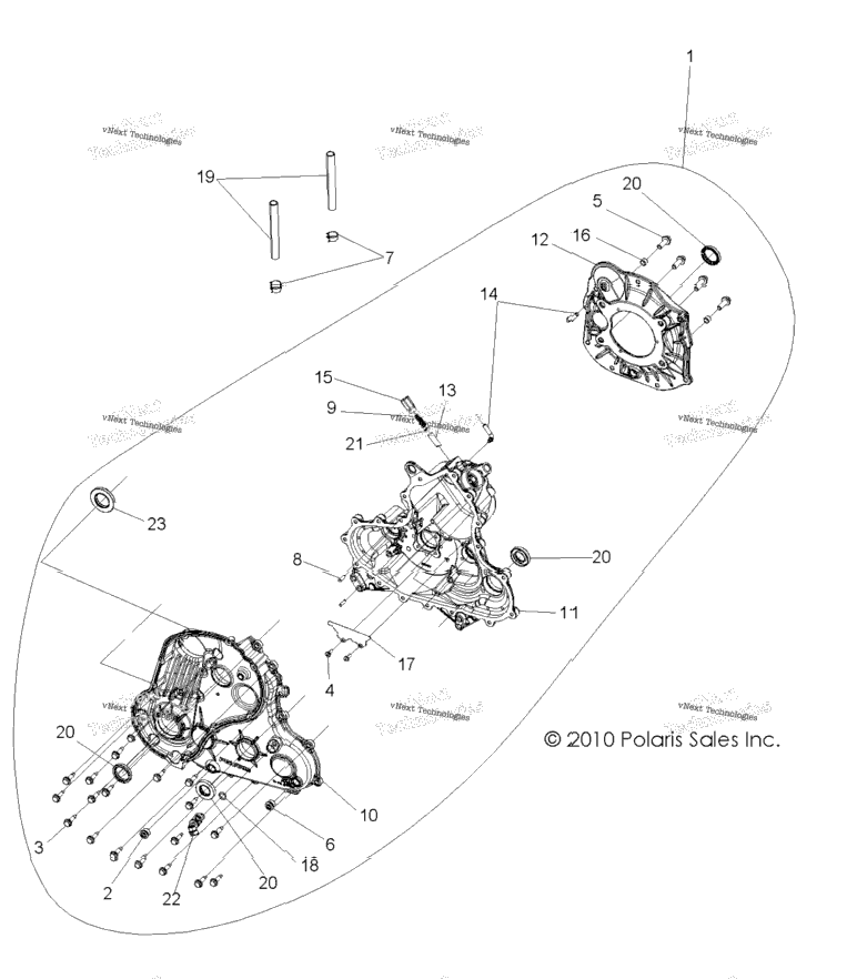 Drive Train, Main Gearcase