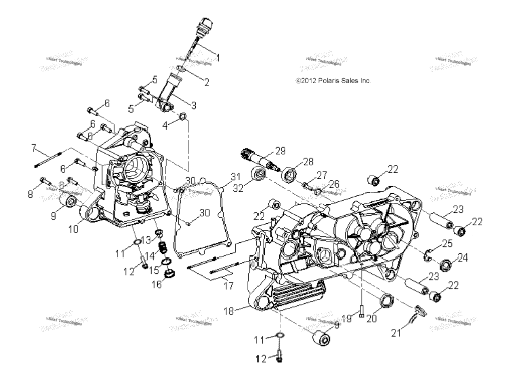 Engine, Crankcase
