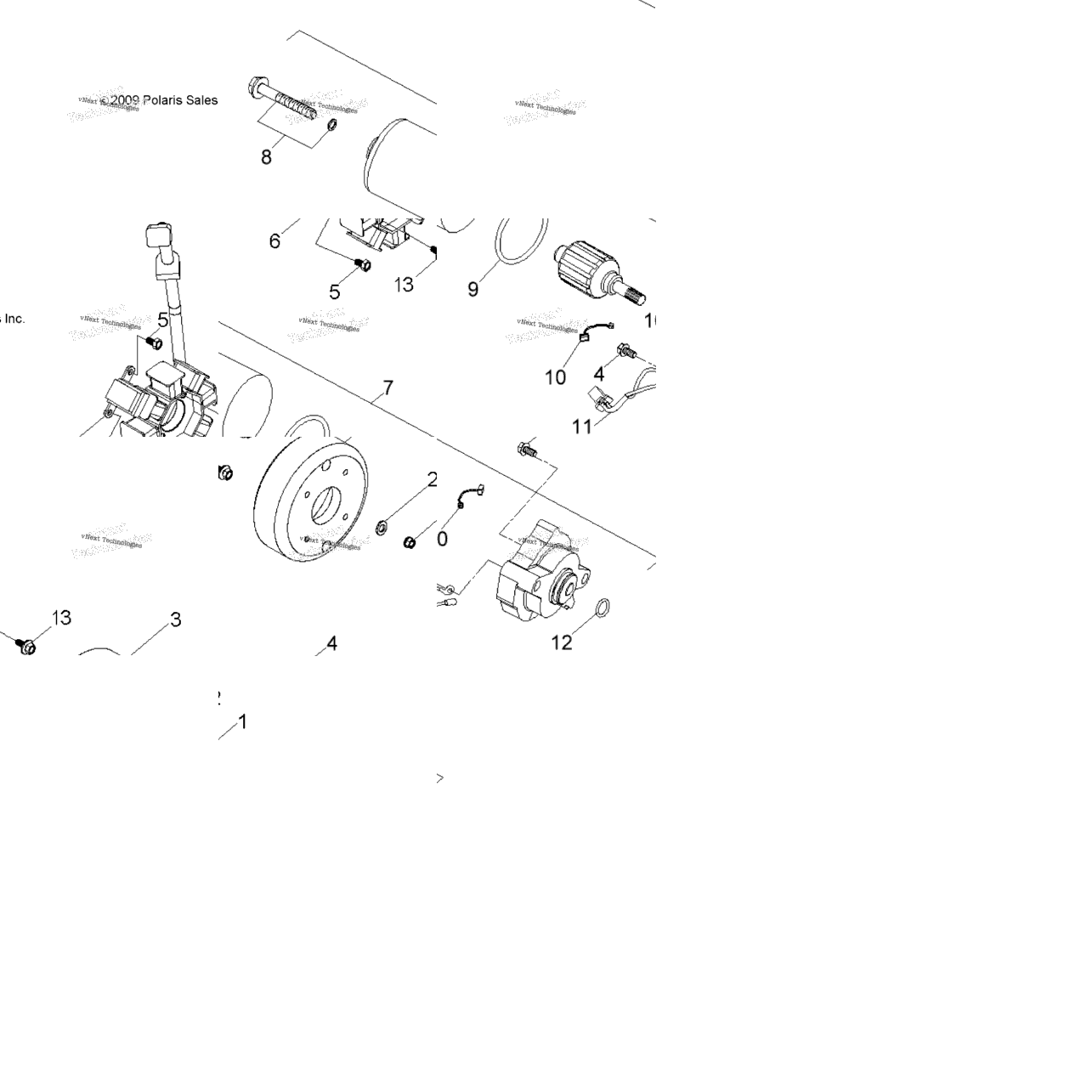 Engine, Generator & Starting Motor
