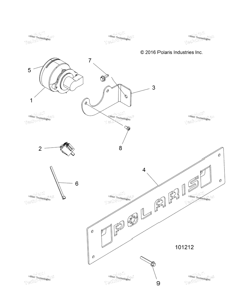 Electrical, Fog Lamp & Front Registration Plate