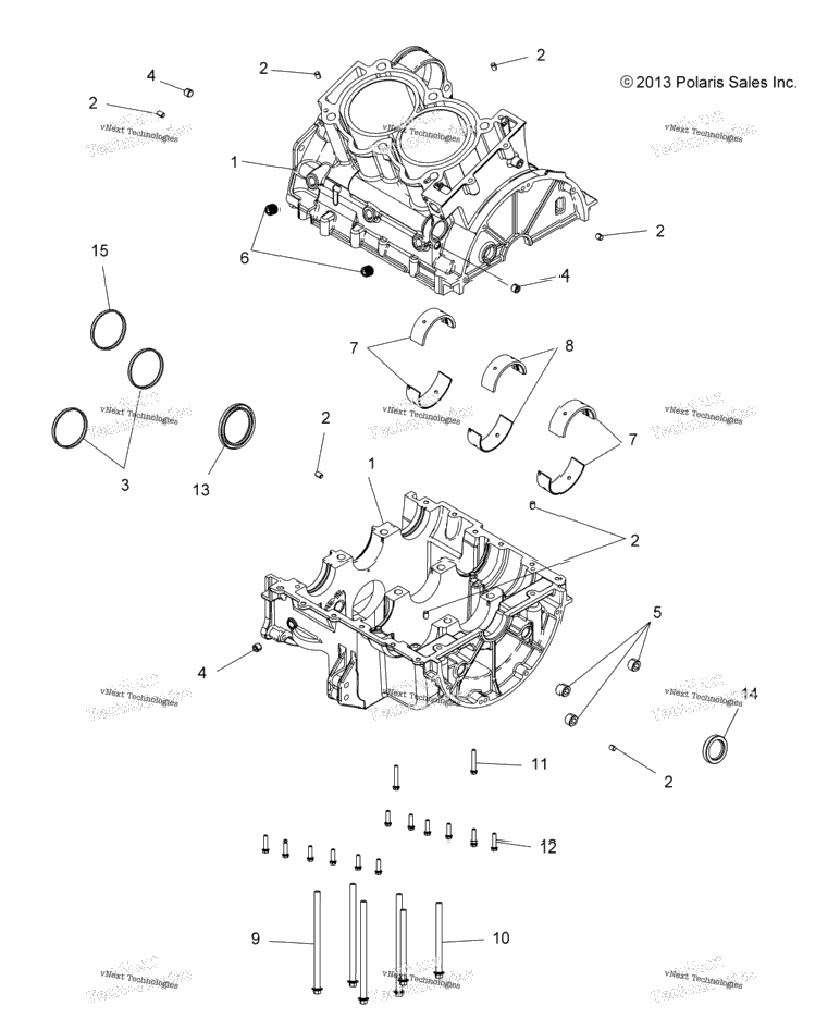 Engine, Crankcase