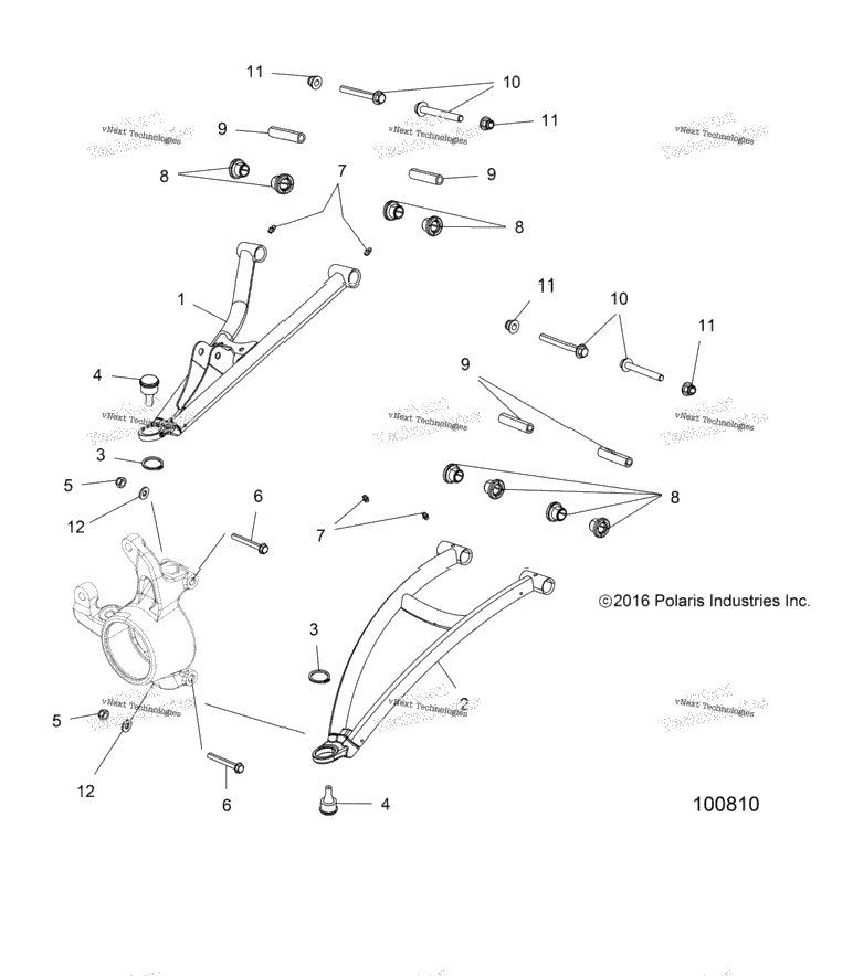 Suspension, Front Aarms