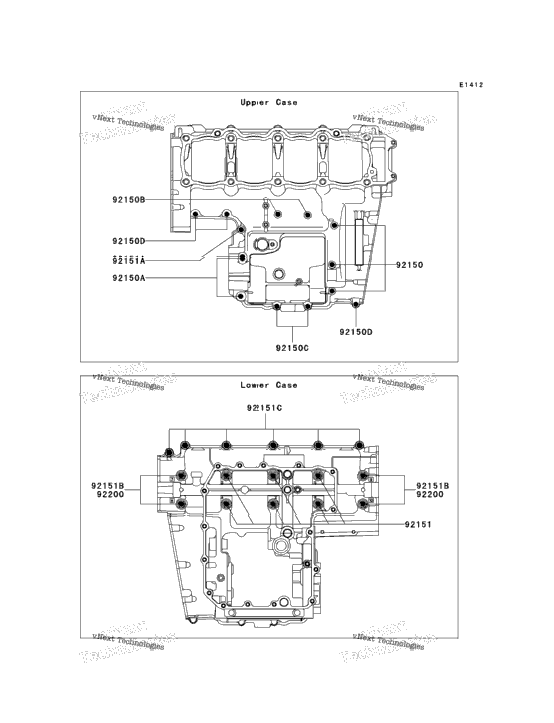 Crankcase Bolt Pattern