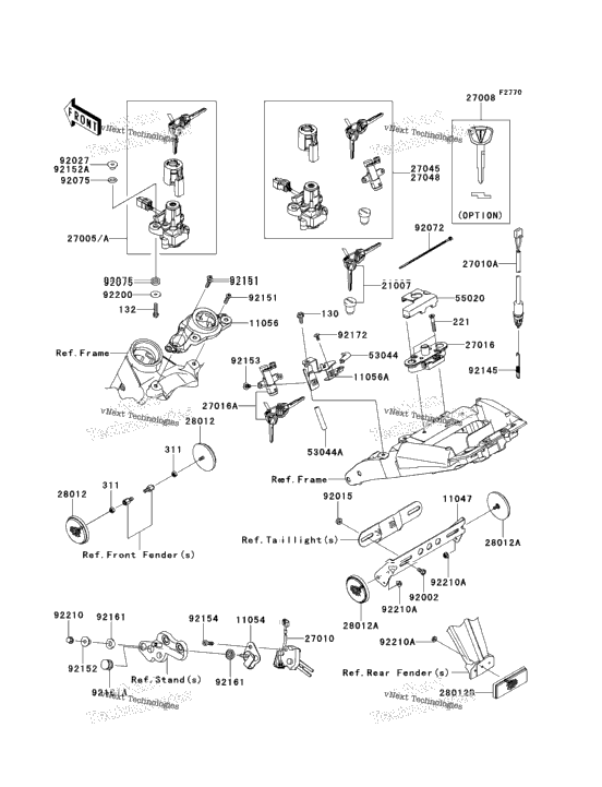 Ignition Switch/Locks/Reflectors