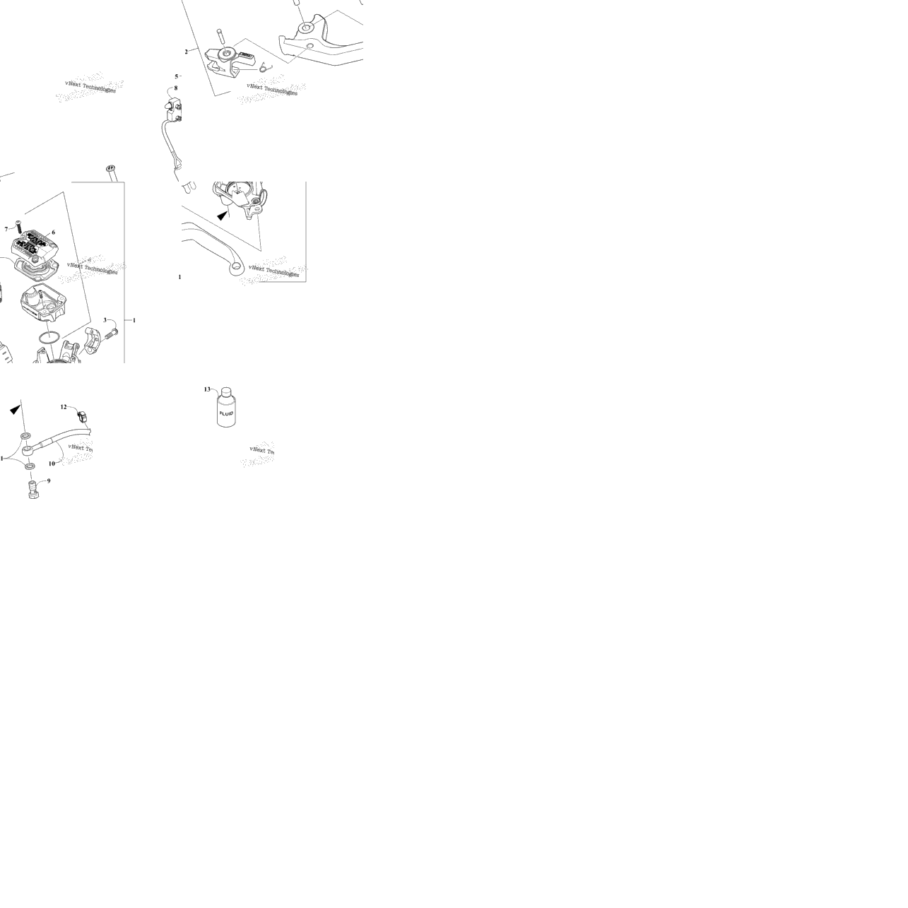 Hydraulic Brake Control Assembly