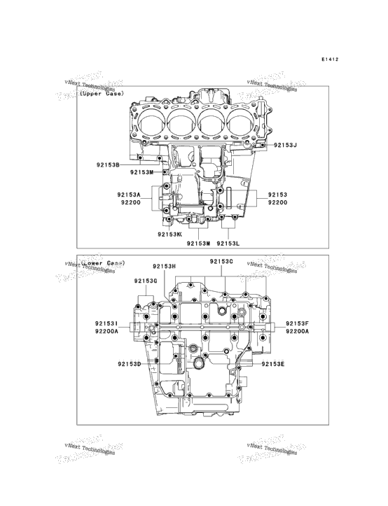 Crankcase Bolt Pattern