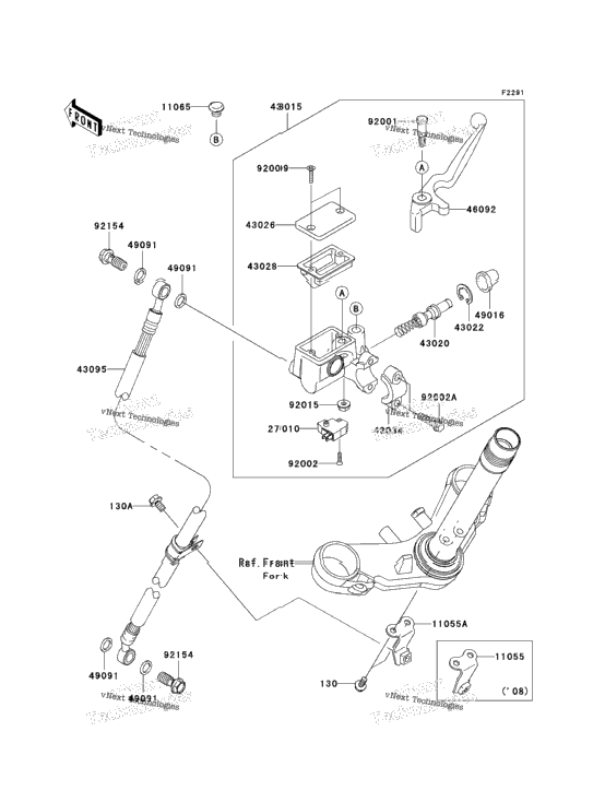 Front Master Cylinder
