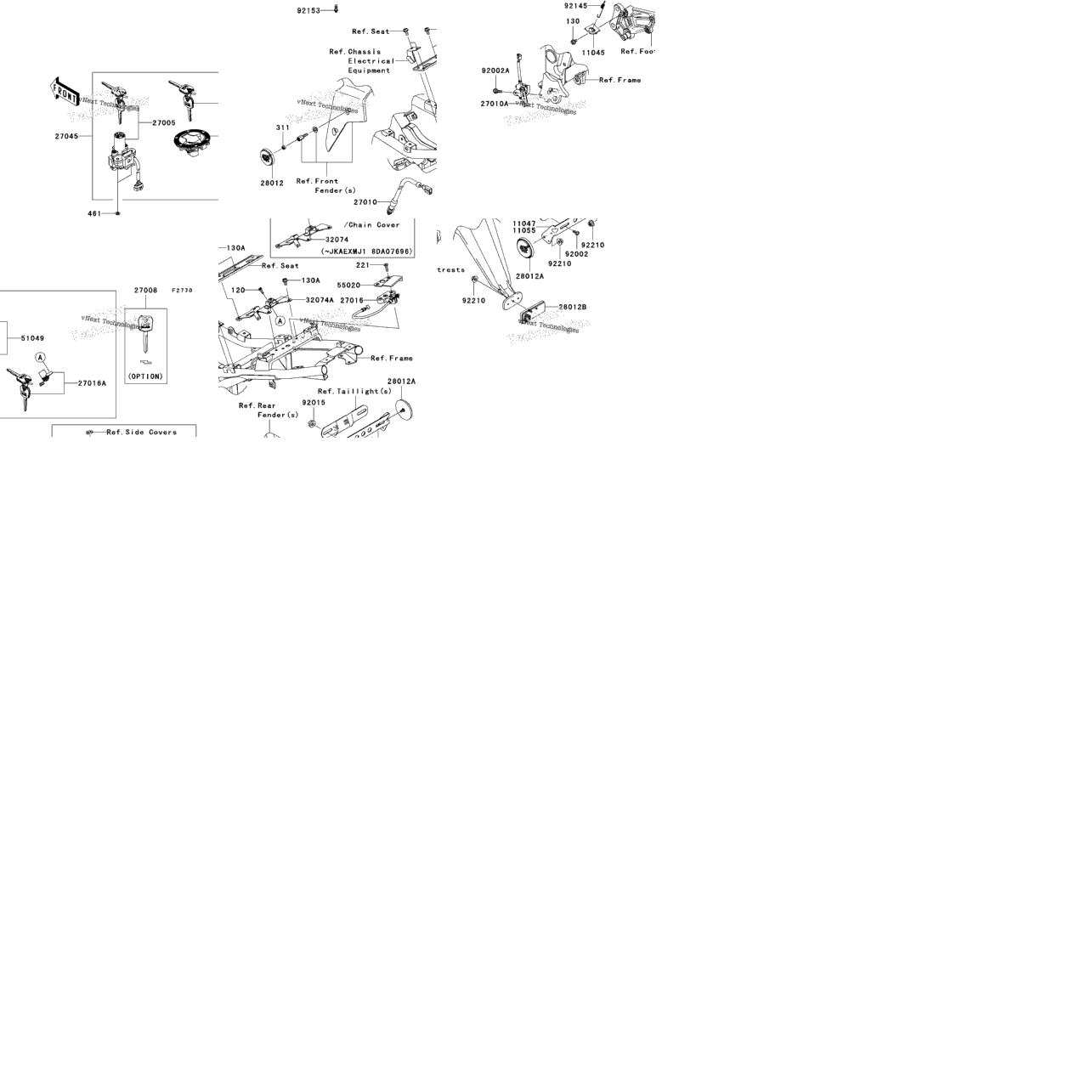 Ignition Switch/Locks/Reflectors