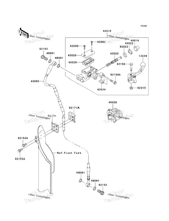 Front Master Cylinder