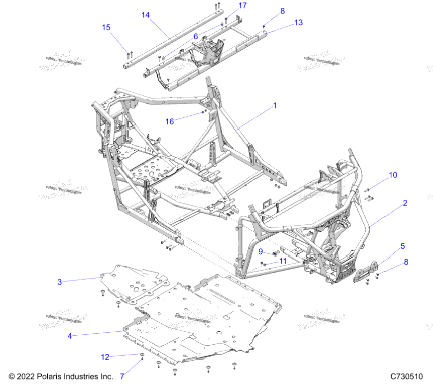 Chassis, Main Frame And Skid Plates G25gae99