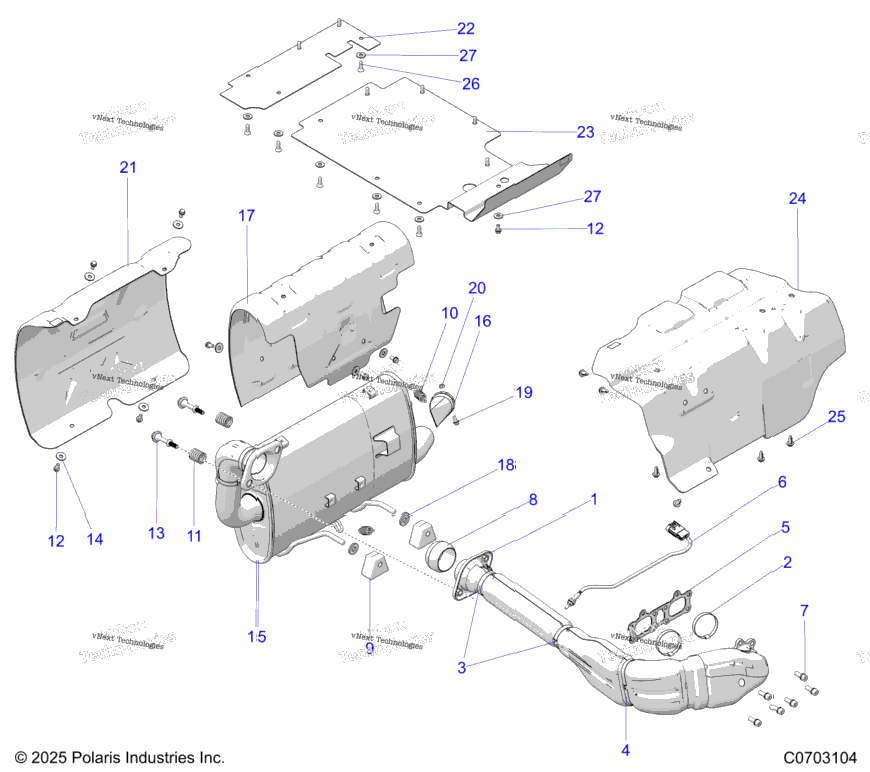 Engine, Exhaust System