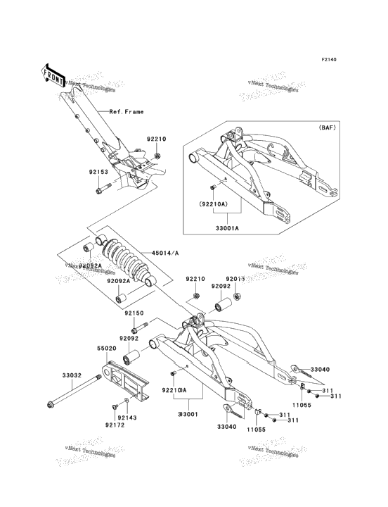 Swingarm/Shock Absorber
