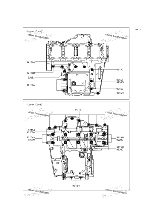 Crankcase Bolt Pattern
