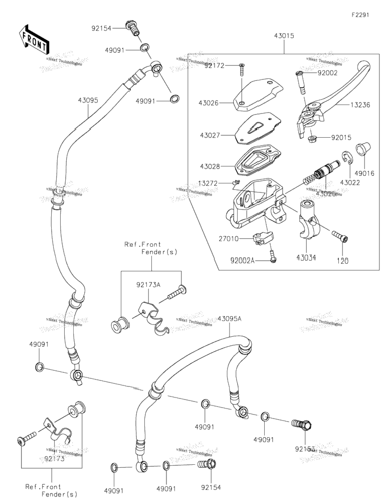 Front Master Cylinder