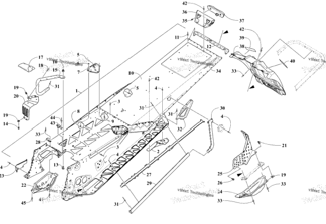Tunnel And Snowflap Assembly