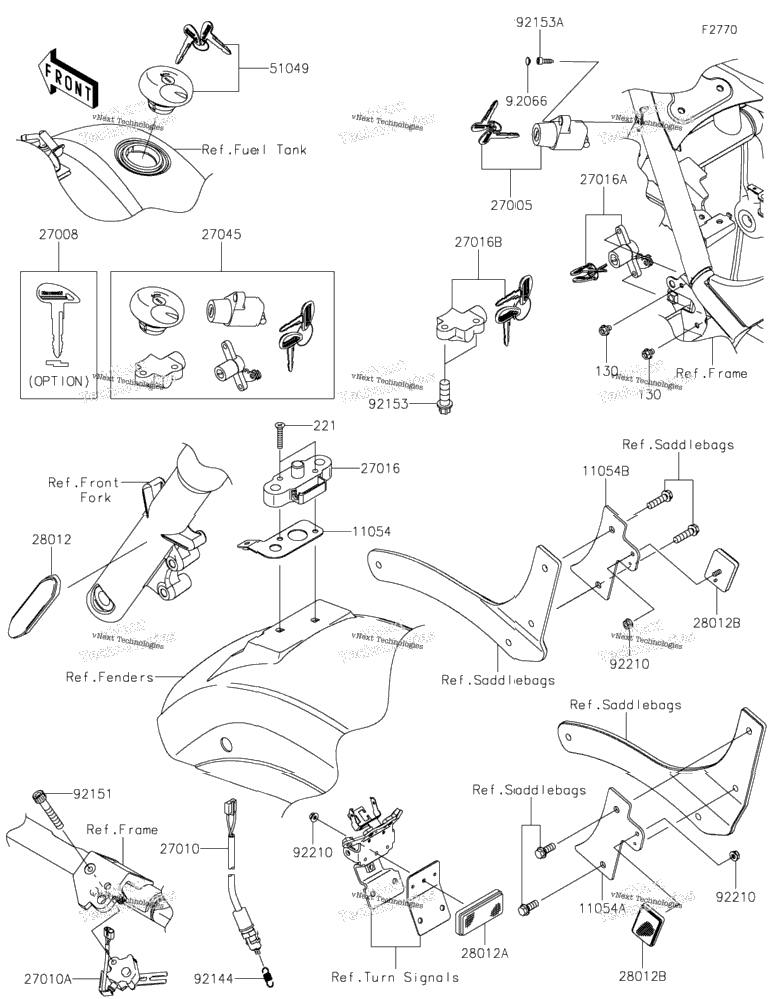 Ignition Switch/Locks/Reflectors