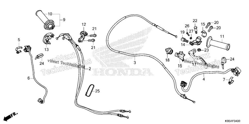 Handle Lever@Switch@Cable