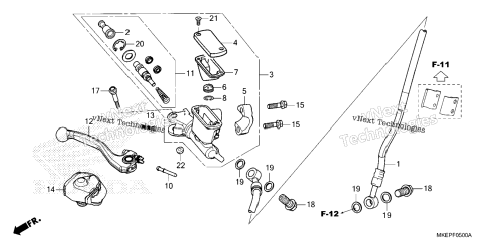 Front Brake Master Cylinder