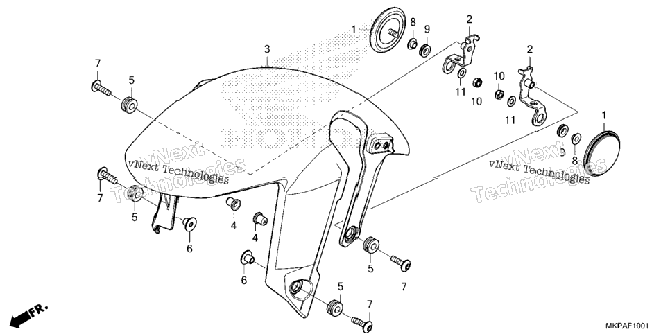 Front Fender (Cbr500ra'22/'23)