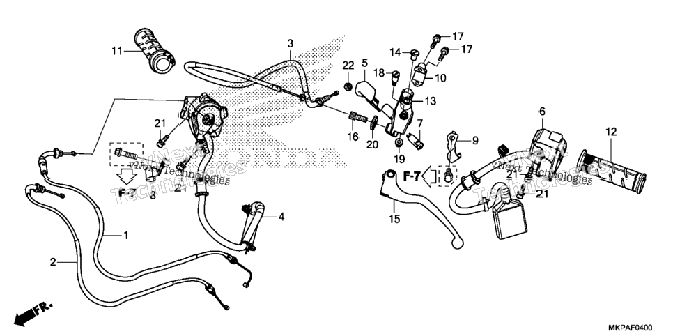 Handle Lever@Switch@Cable