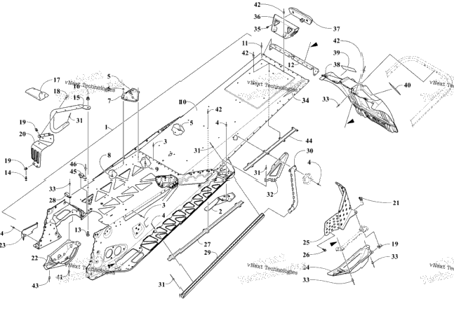 Tunnel And Snowflap Assembly
