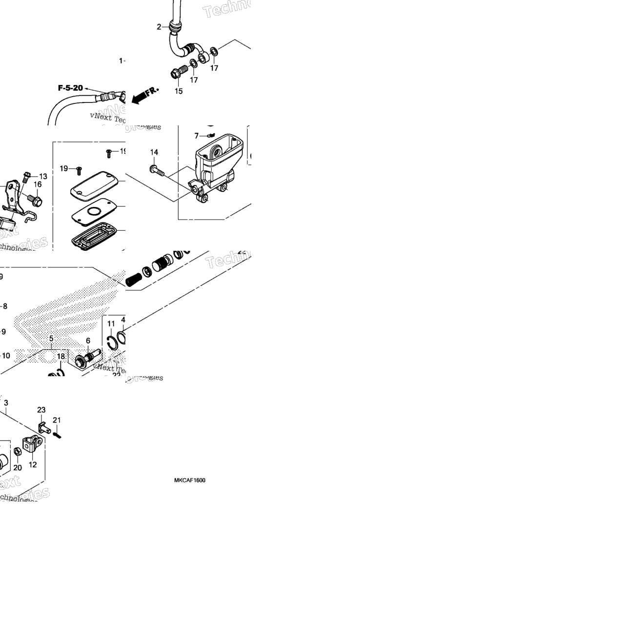 Rear Brake Master Cylinder