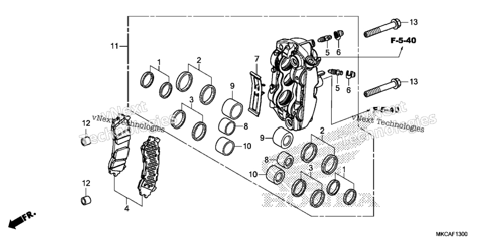 Left Front Brake Caliper