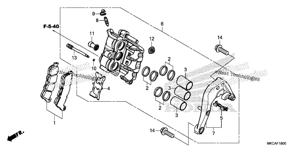 Rear Brake Caliper