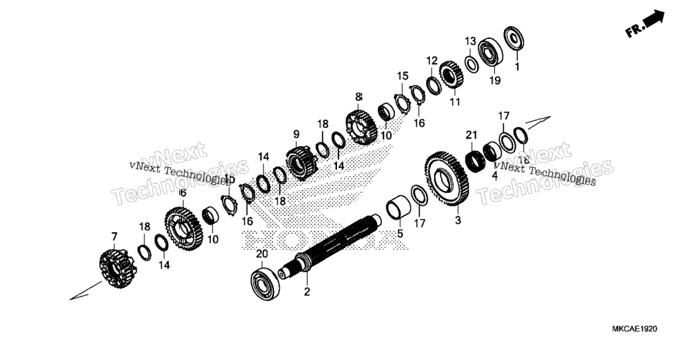 Transmission (Countershaft)