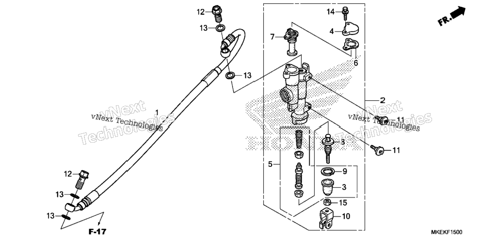 Rear Brake Master Cylinder