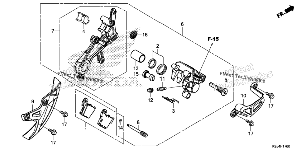 Rear Brake Caliper