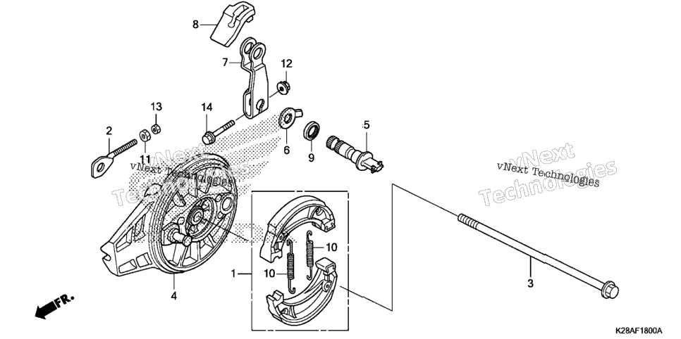Rear Brake Panel