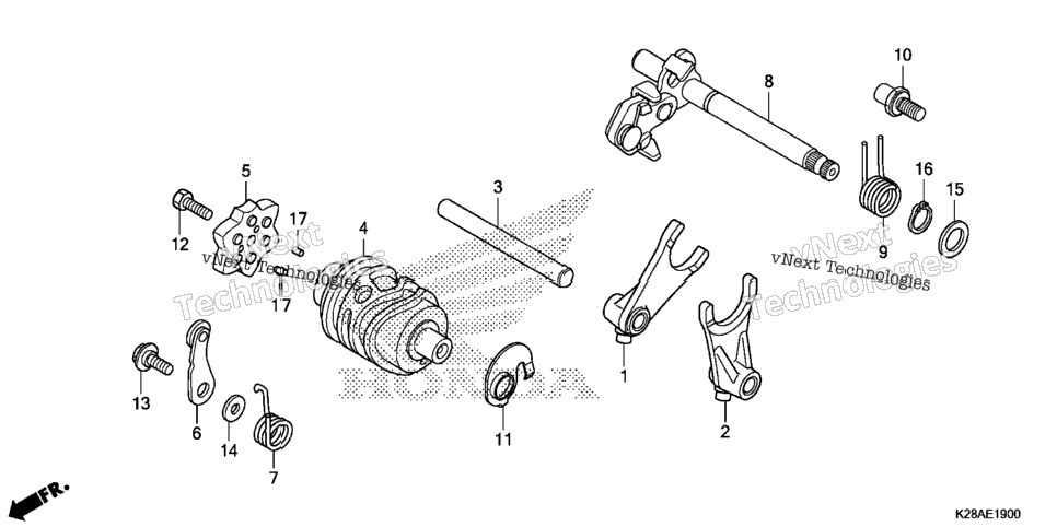 Gearshift Drum