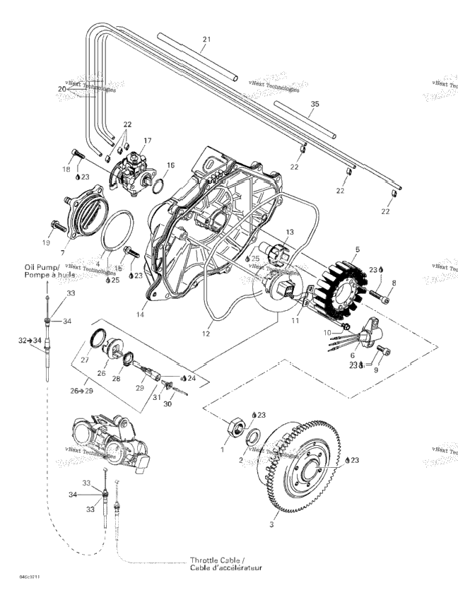 Magneto, Oil Pump