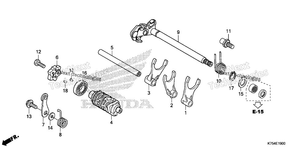 Gearshift Drum