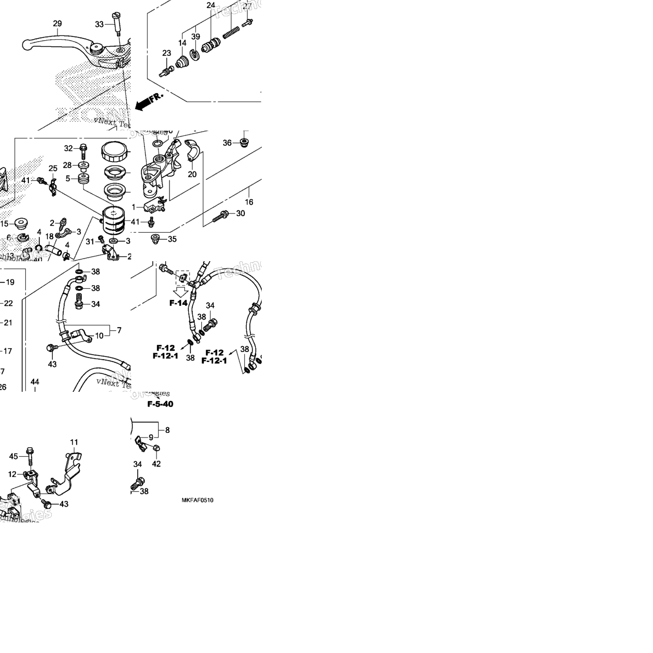 Front Brake Master Cylinder (2)